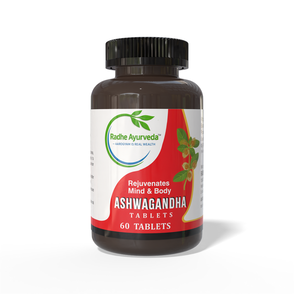 Ashwagandha Tablets — Rejuvenates Mind & Body