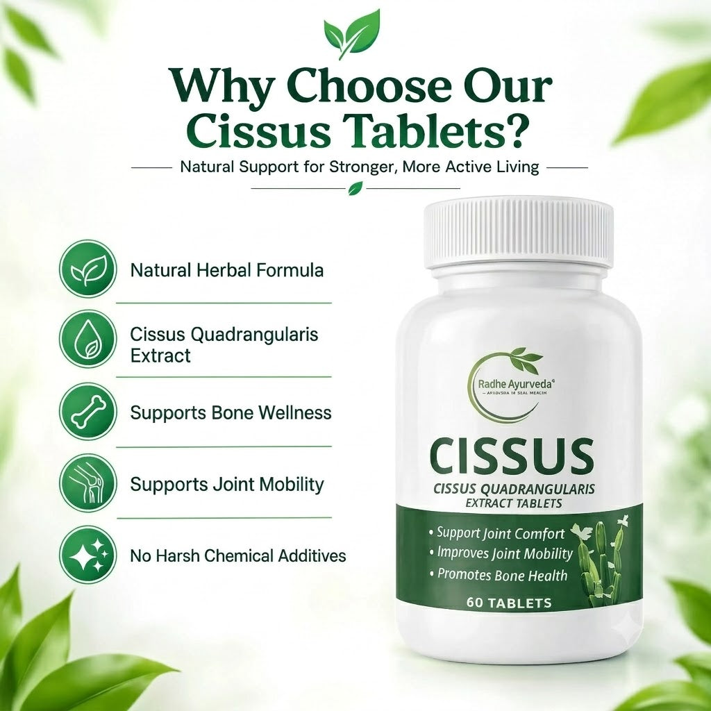 Cissus Quadrangularis Tablets — Joint Pain & Bone Health