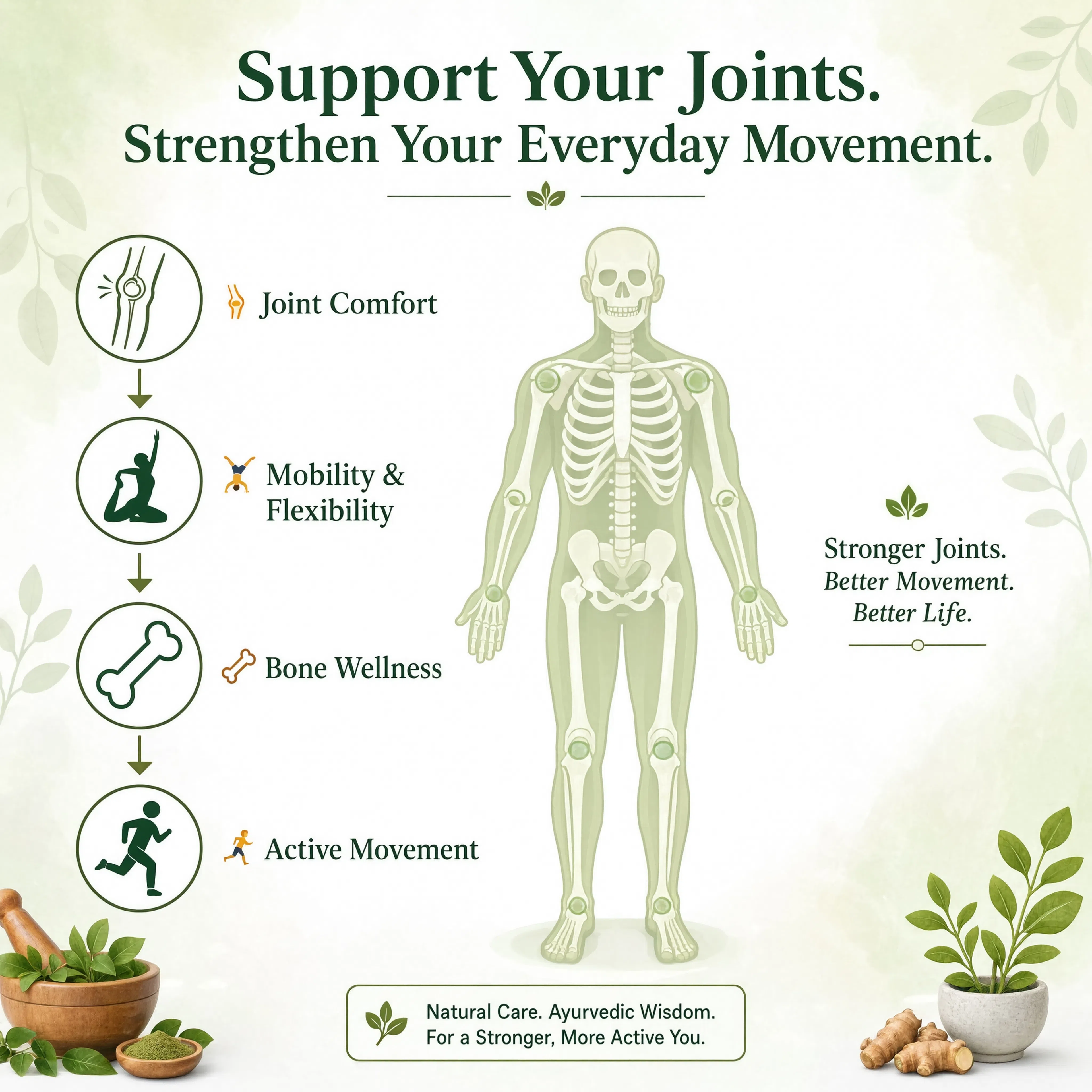 Cissus Quadrangularis Tablets — Joint Pain & Bone Health