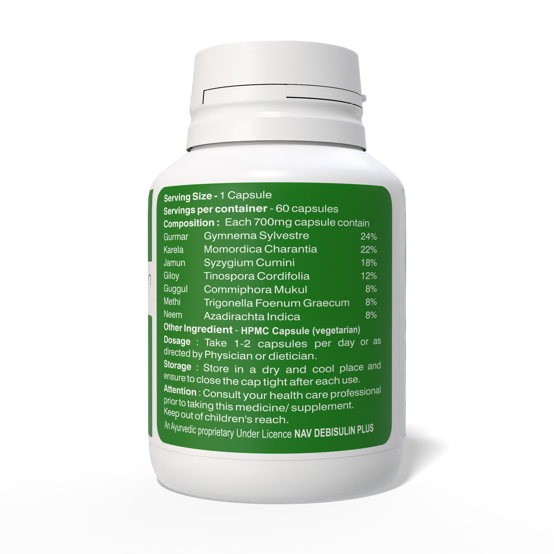 Glucofixx — Diabetic Care Capsules
