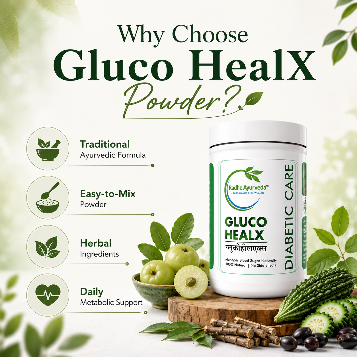 GlucoHealx Powder — Diabetes Powder