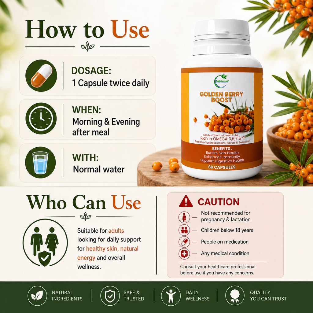 Golden Berry Boost — Sea Buckthorn Capsules