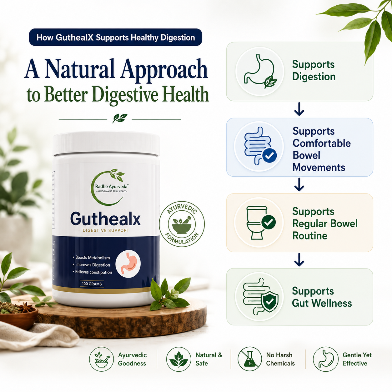 Guthealx Constipation Powder