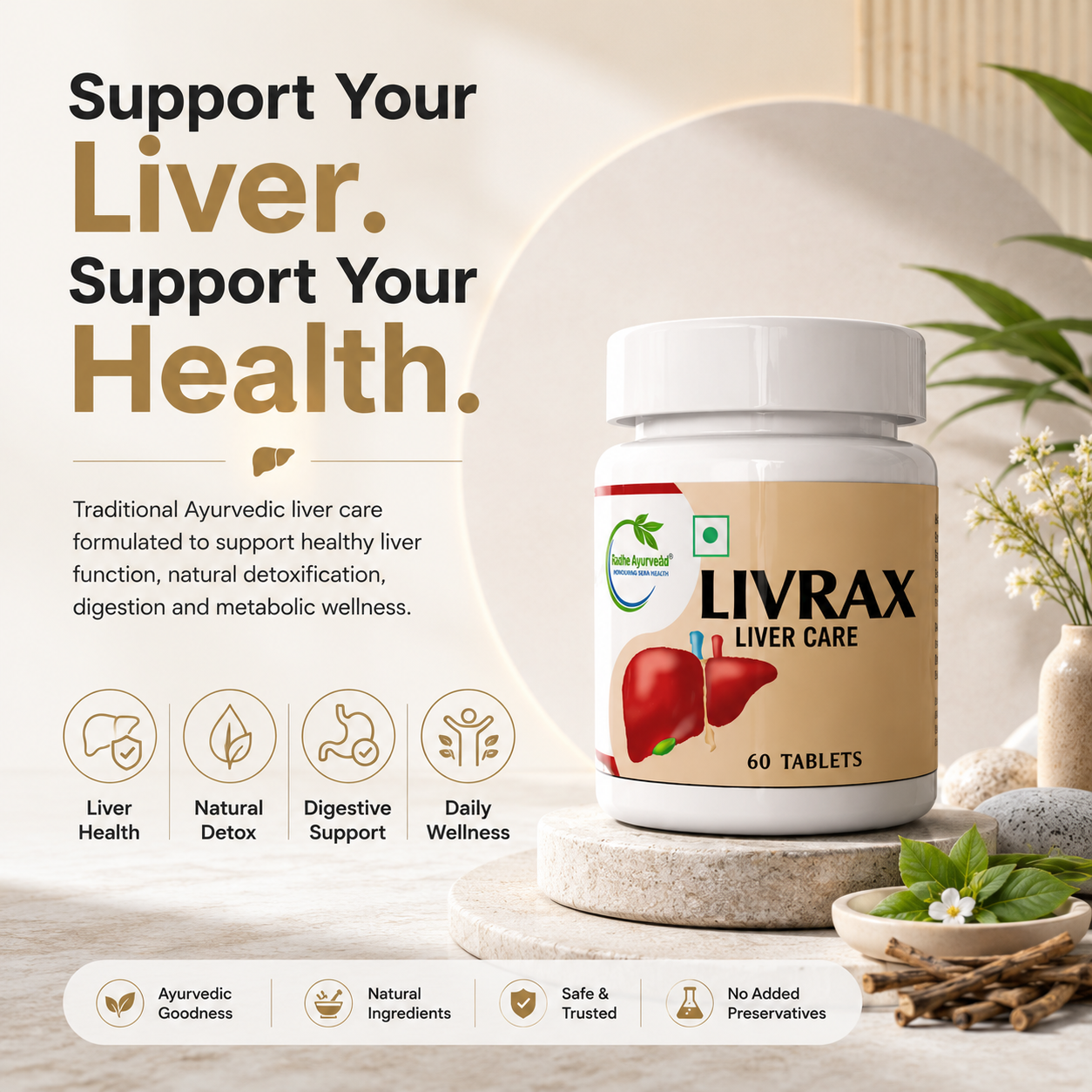 Livrax Tablets — Liver Care & Natural Detox