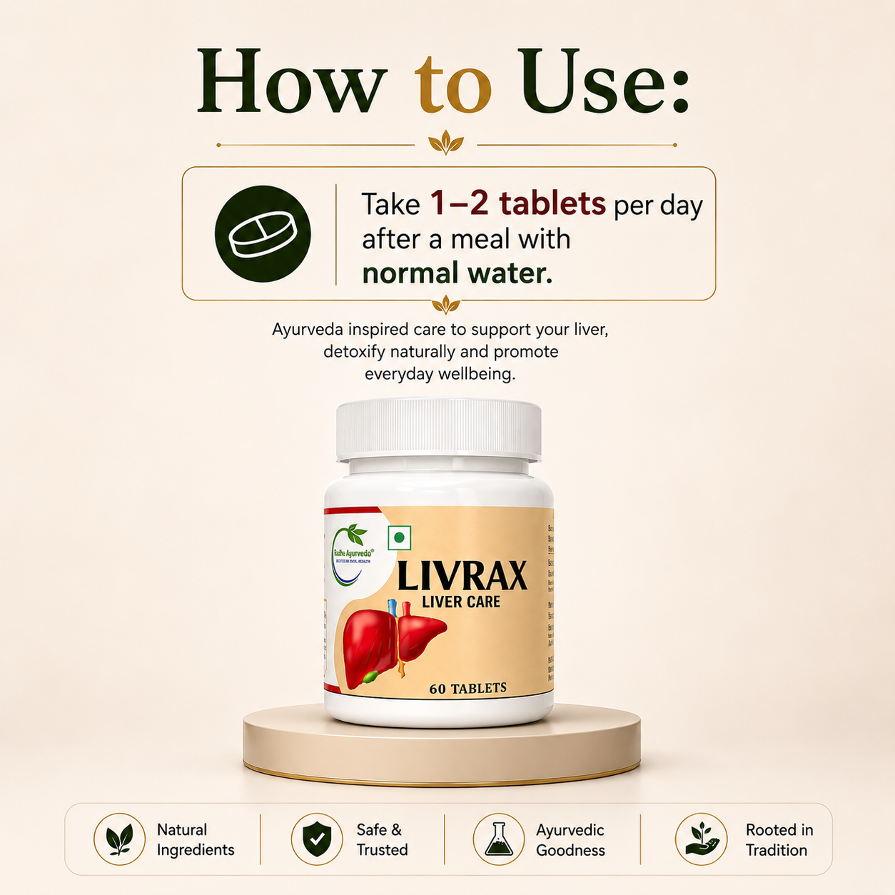Livrax Tablets — Liver Care & Natural Detox