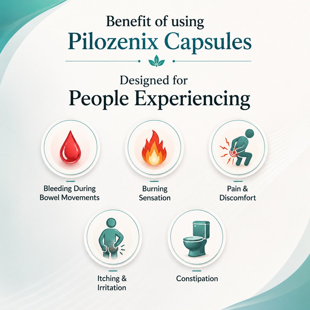 Pilozenix Capsules — Discomfort & Piles Care