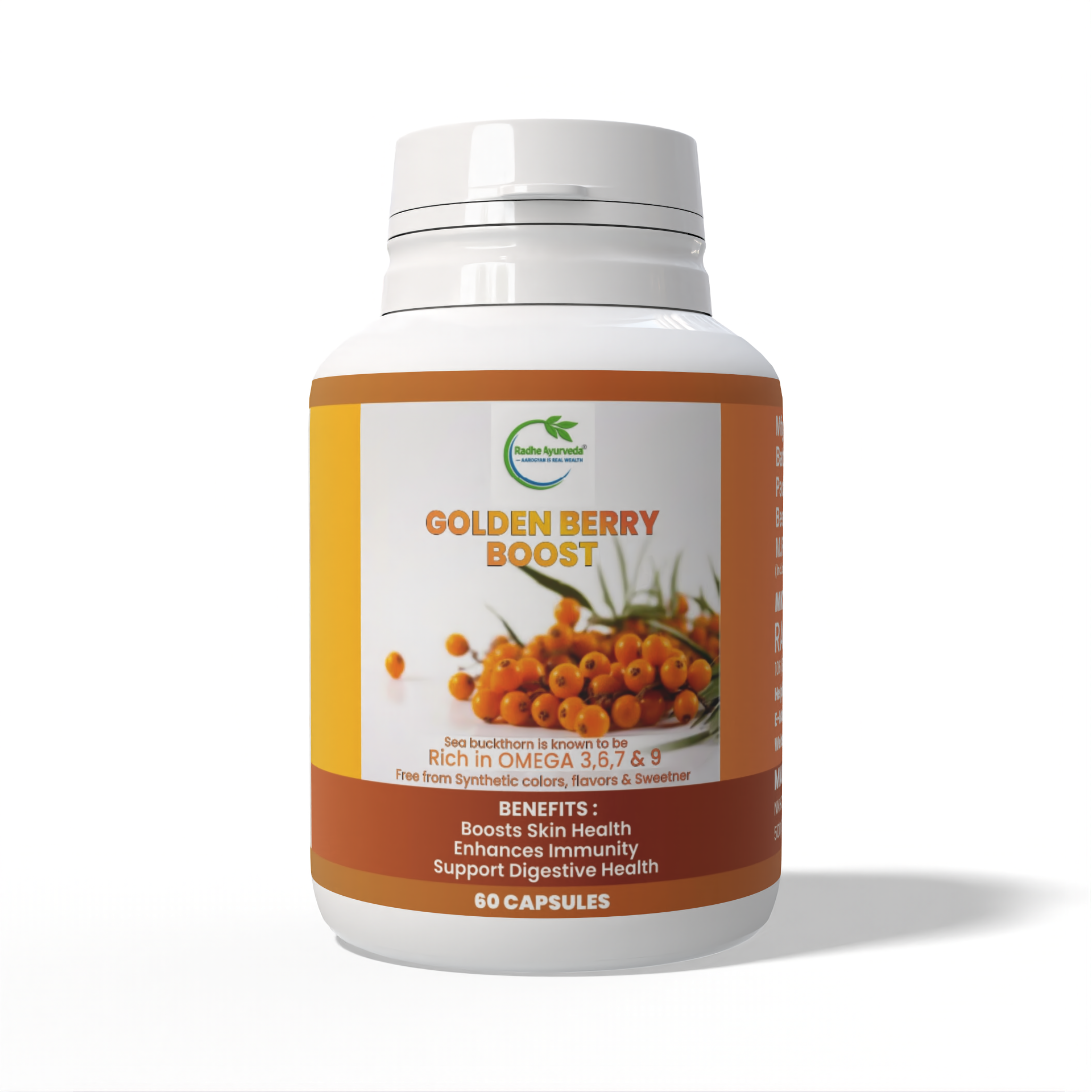 Golden Berry Boost — Sea Buckthorn Capsules
