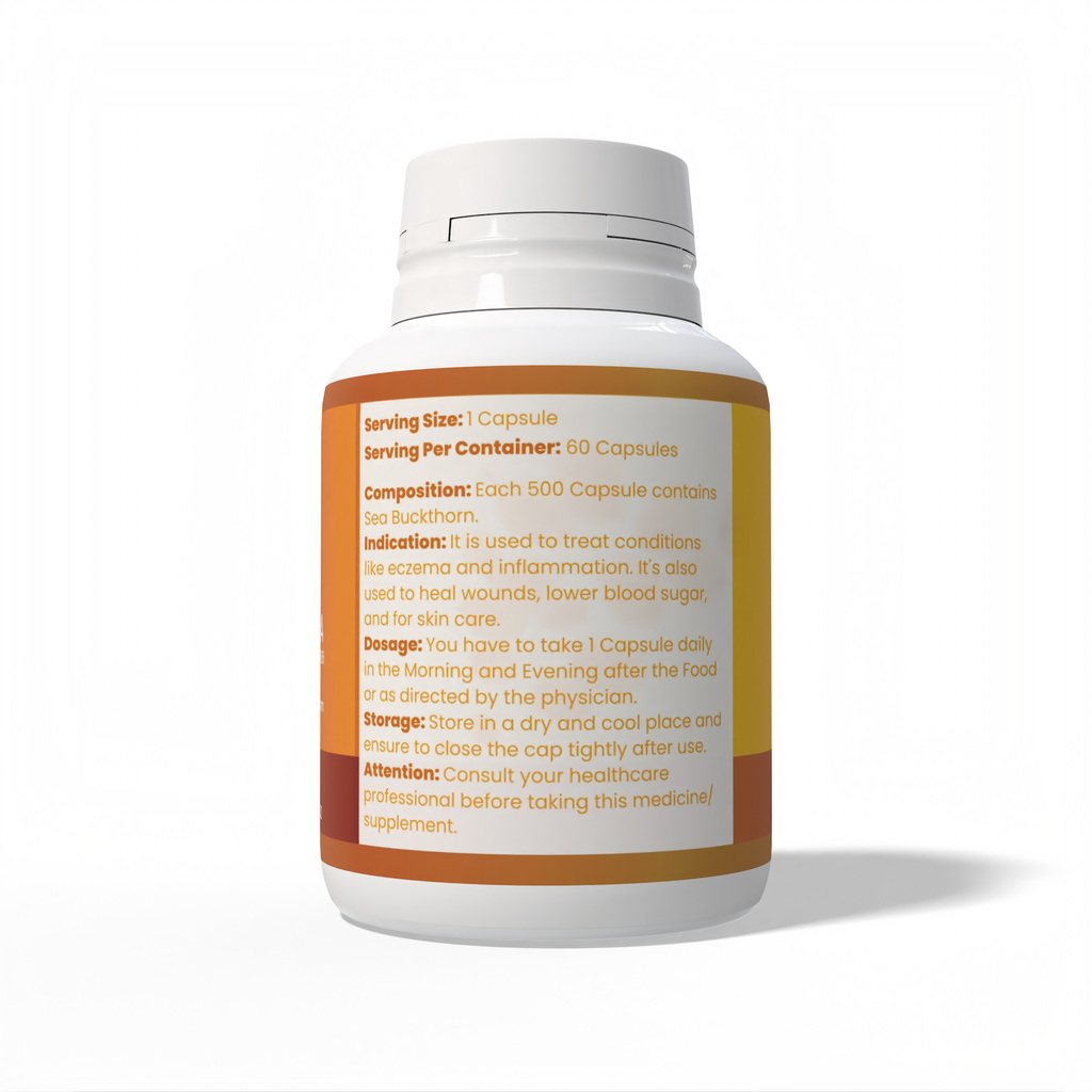 Golden Berry Boost — Sea Buckthorn Capsules