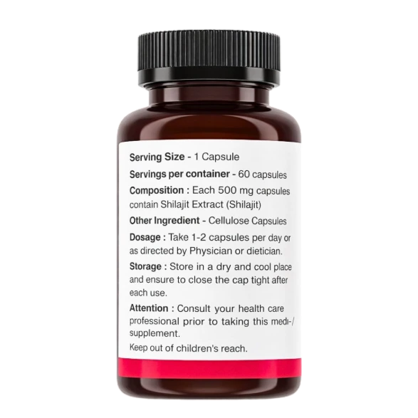 Shilajit Extract Capsules | Pure Himalayan Vitality