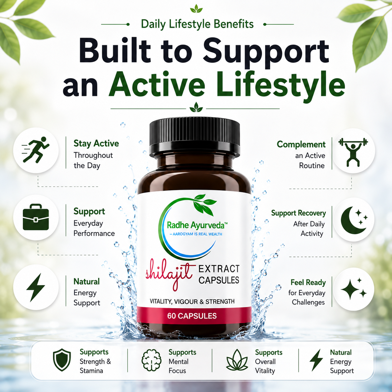 Shilajit Extract Capsules | Pure Himalayan Vitality