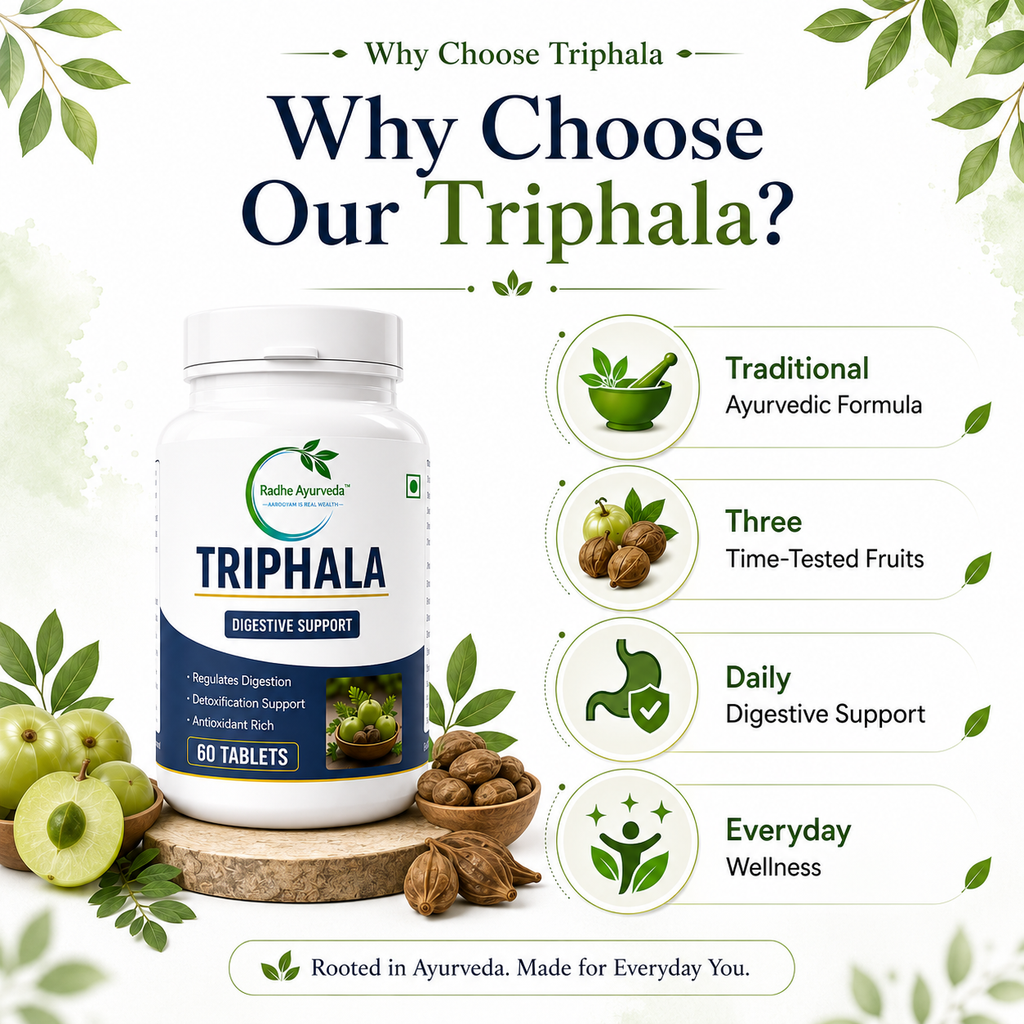 Triphala Tablets — Supports Clean Digestion