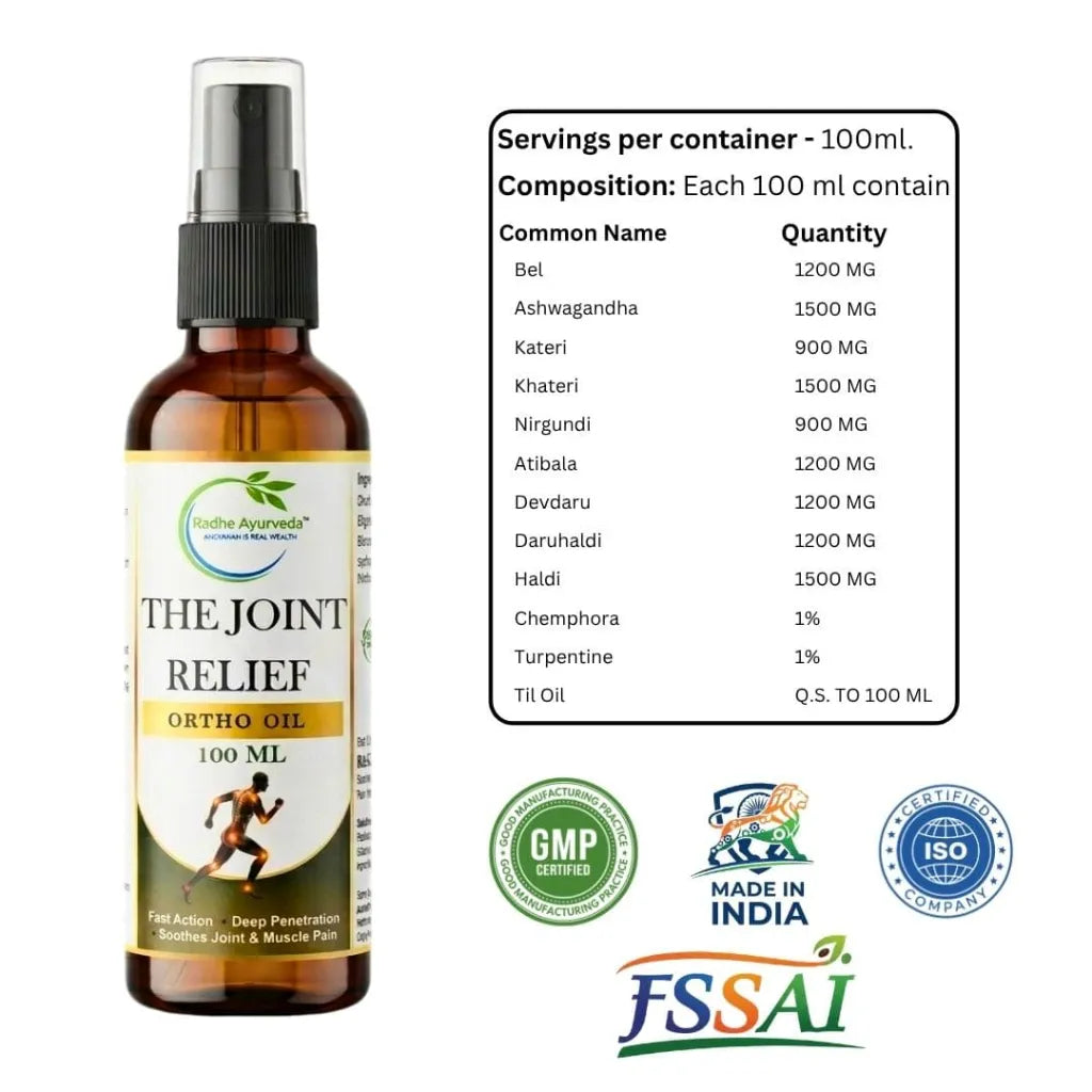 The Joint Relief Ortho Oil — Targeted Pain Relief