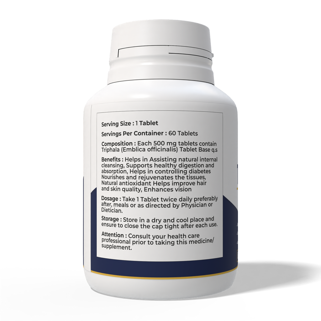 Triphala Tablets — Supports Clean Digestion