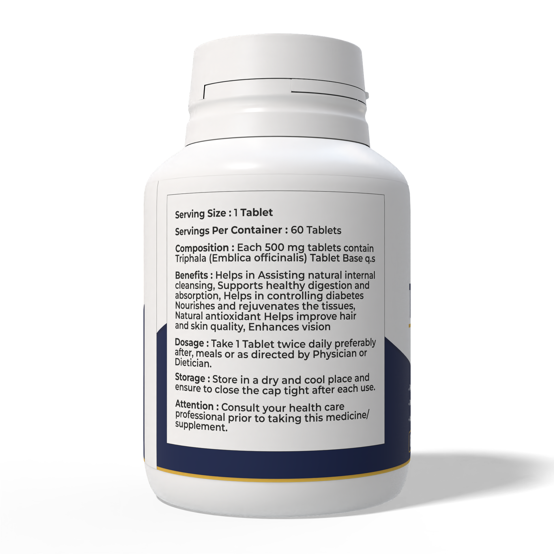 Triphala Tablets — Supports Clean Digestion